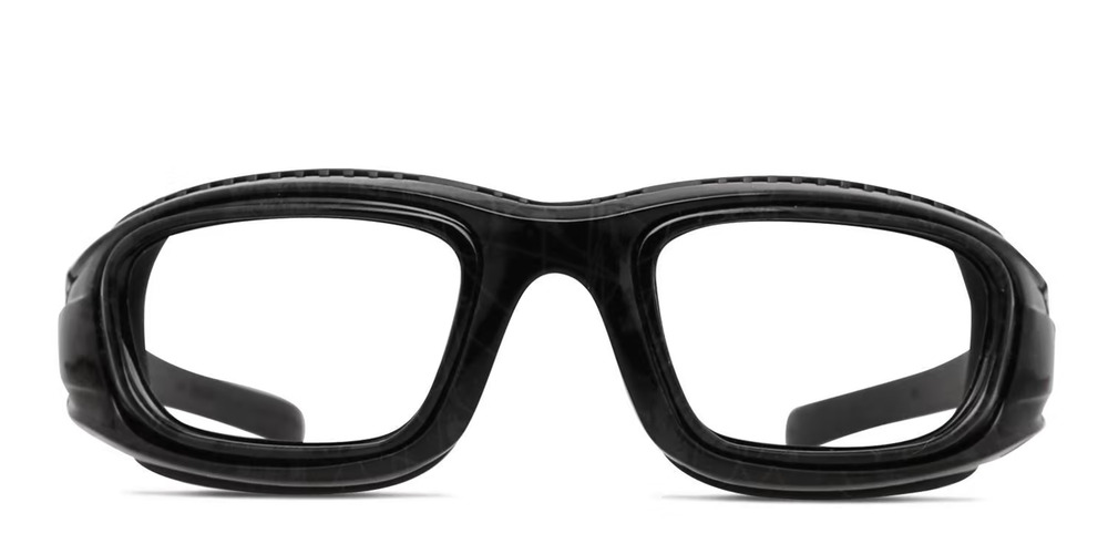 PENTAX ZT45-6 SHINY BLACK SAFTEY EYEGLASSES FRAMES 54-13-130
